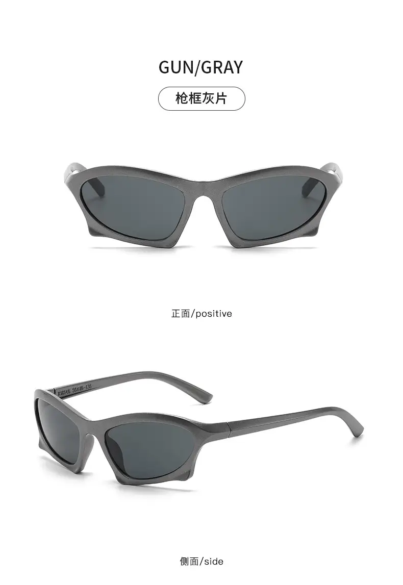 Steam Punk Sunglasses Orange Tinted Black — feature 13
