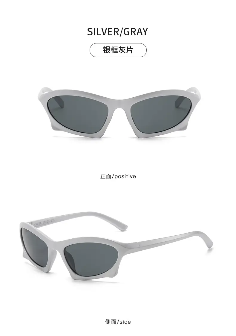 Steam Punk Sunglasses Orange Tinted Black — feature 15