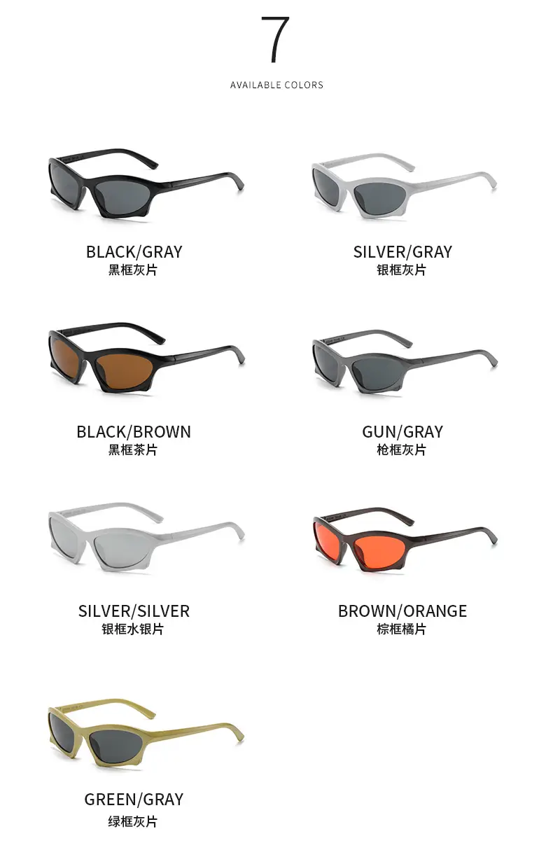 Steam Punk Sunglasses Orange Tinted Black — feature 8