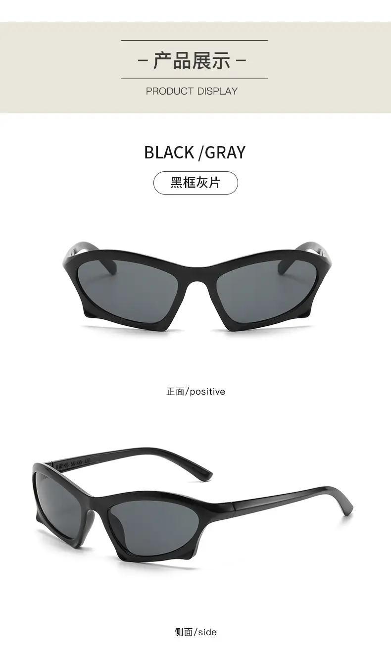 Steam Punk Sunglasses Orange Tinted Black — feature 9