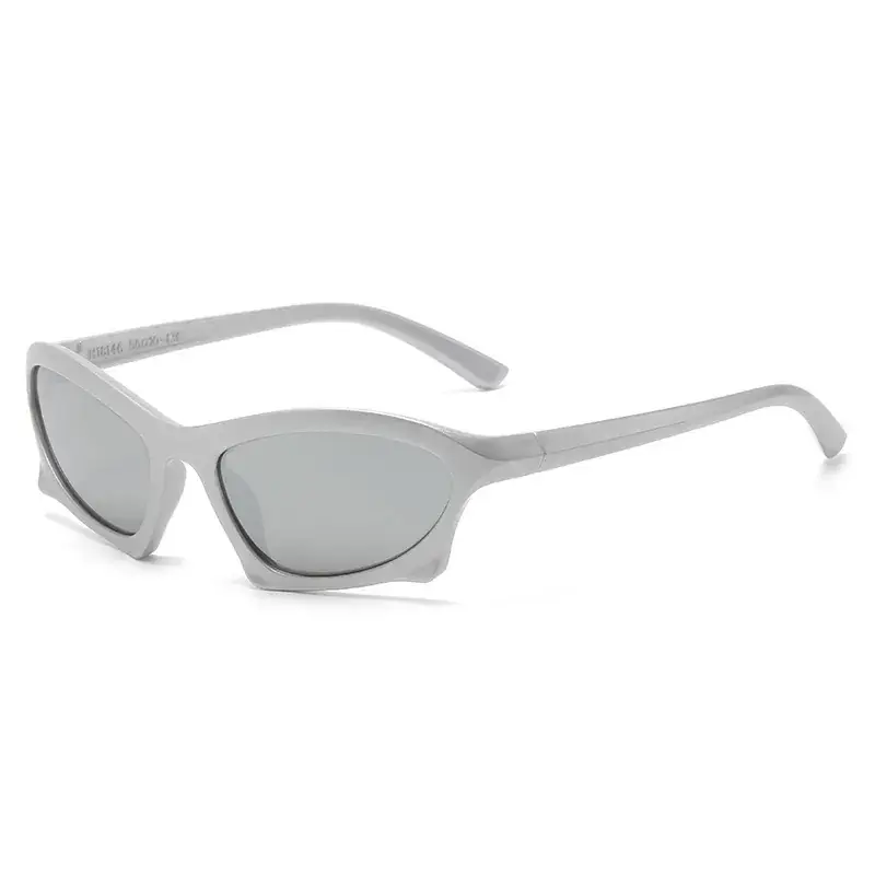 Steam Punk Sunglasses Orange Tinted Black - Image 5