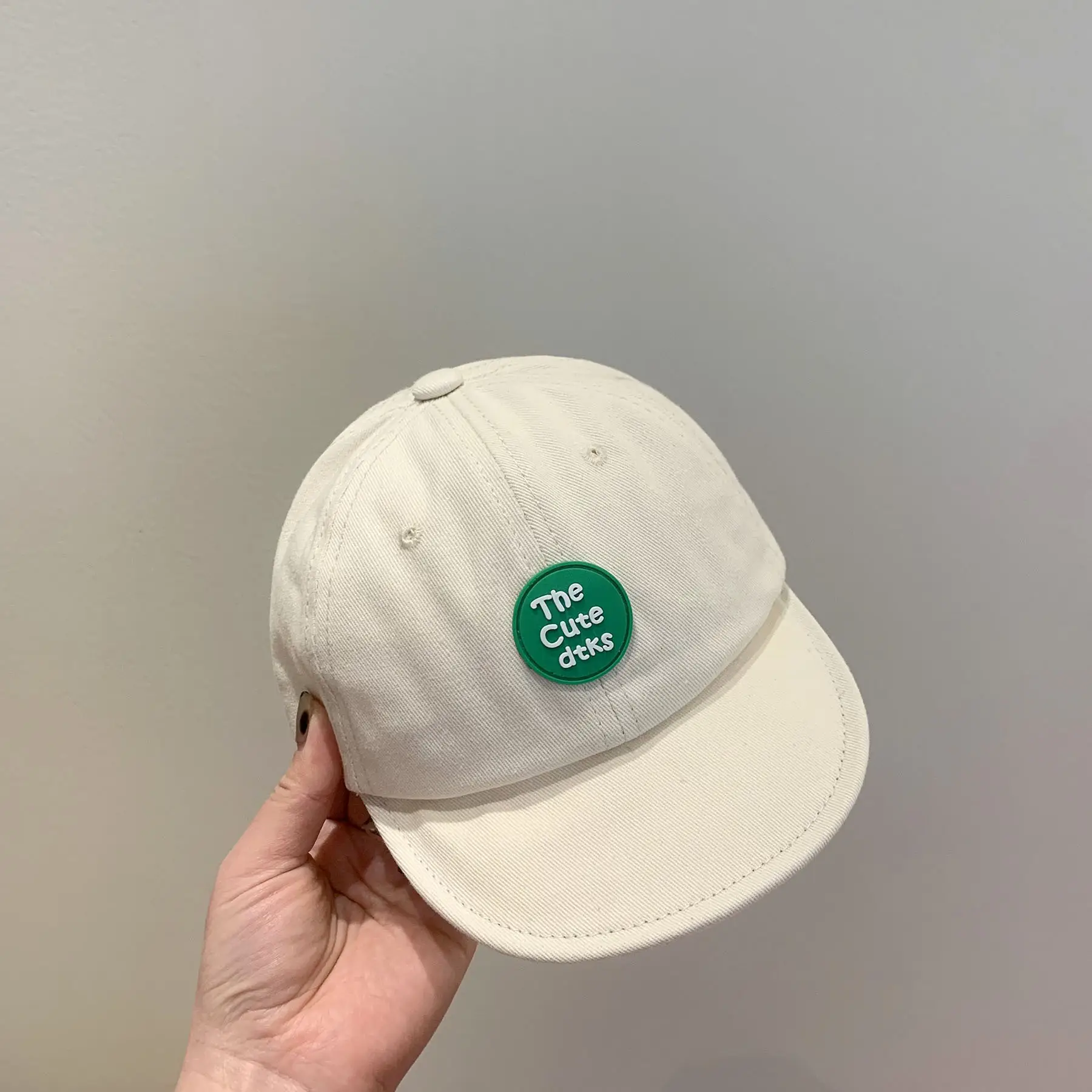 Baby Sunshade Cap Korean Style White Baseball Cap - Image 4