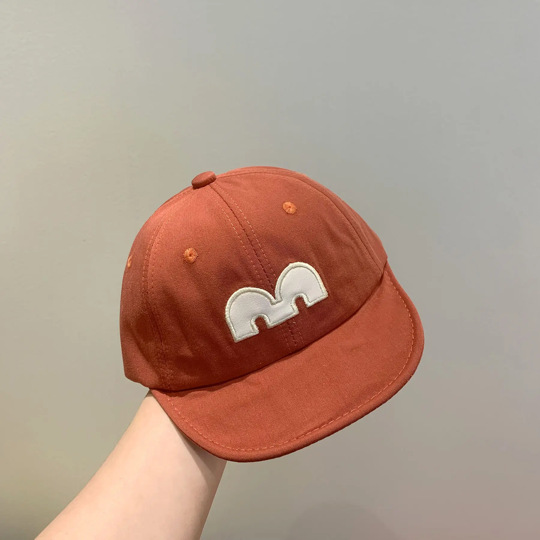 Baby Sunshade Cap Korean Style White Baseball Cap - Image 9