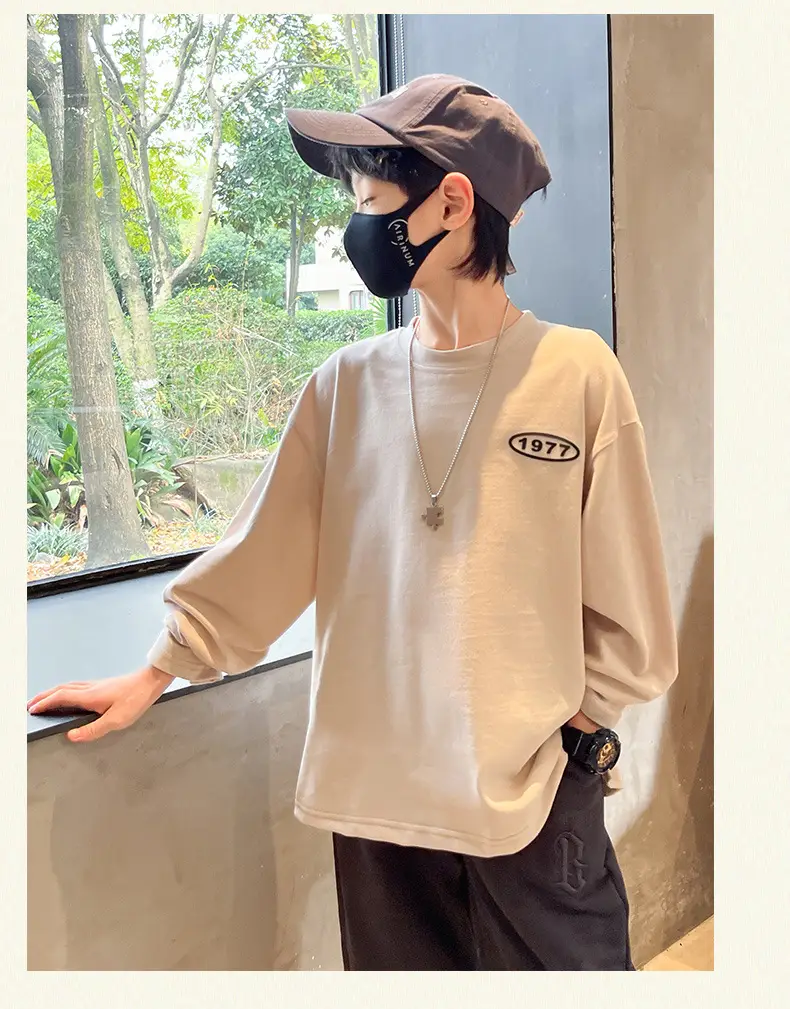 Boys Long Sleeve Green Cotton T-Shirt Spring Fall 2025 — feature 21