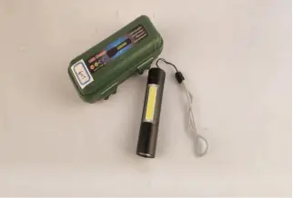 USB Rechargeable Mini Flashlight with COB Light