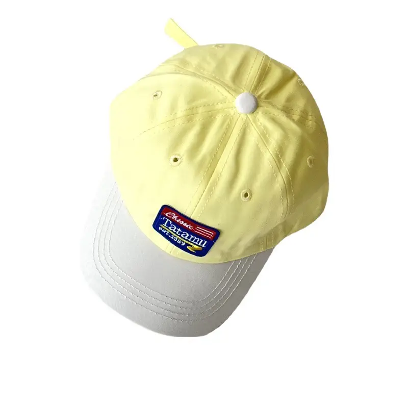 Kids Baseball Caps Blue Yellow Spring Autumn