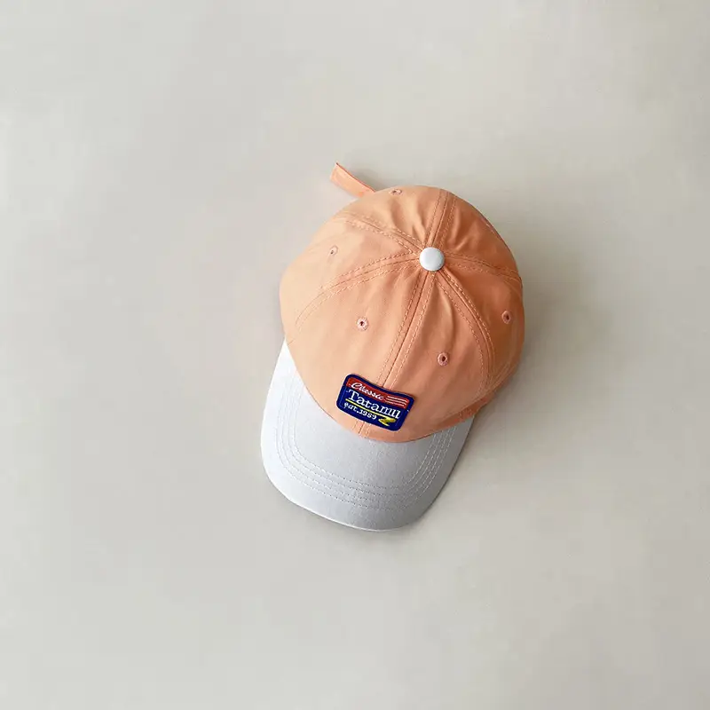 Kids Baseball Caps Blue Yellow Spring Autumn