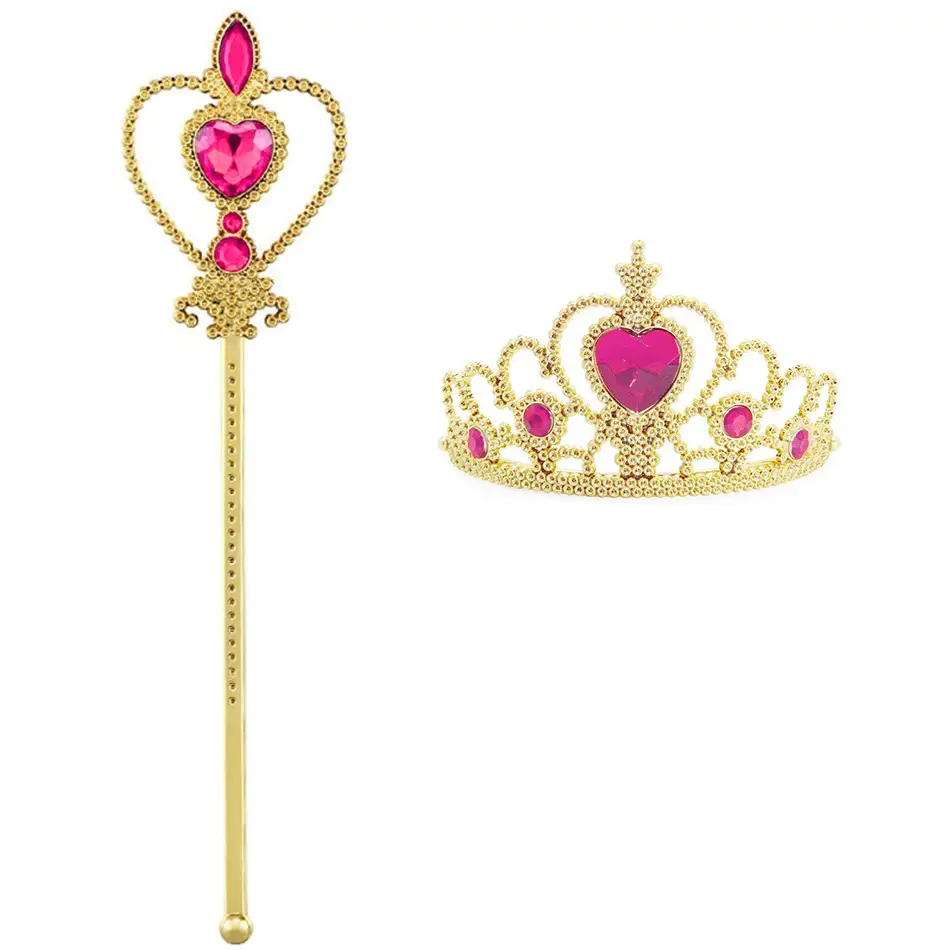 Children's Princess Crown Magic Bang Streamer Snowflake Stick - Image 10