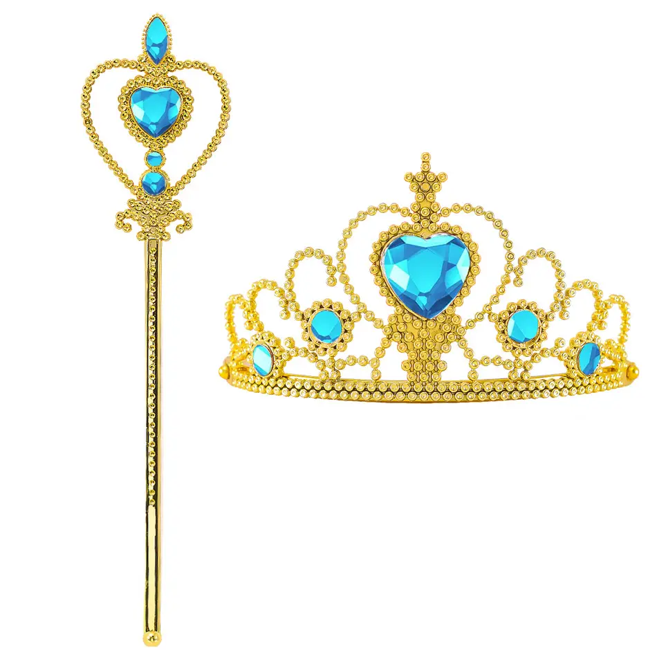 Children's Princess Crown Magic Bang Streamer Snowflake Stick - Image 11