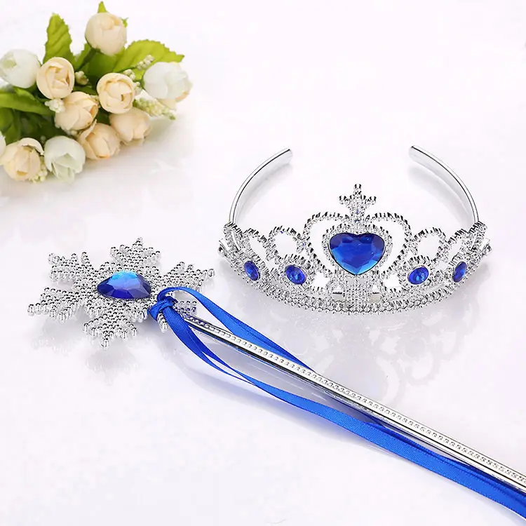 Children's Princess Crown Magic Bang Streamer Snowflake Stick - Image 17