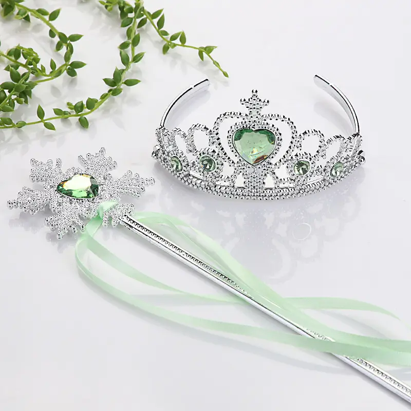 Children's Princess Crown Magic Bang Streamer Snowflake Stick - Image 18