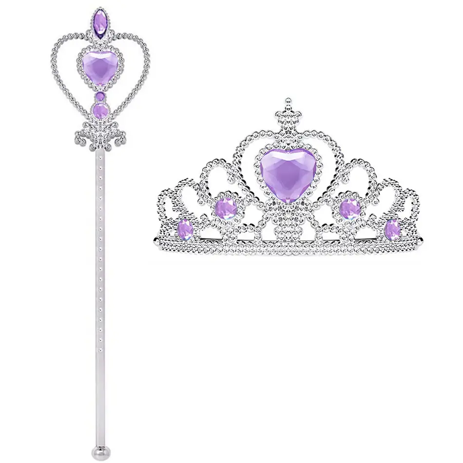 Children's Princess Crown Magic Bang Streamer Snowflake Stick - Image 2