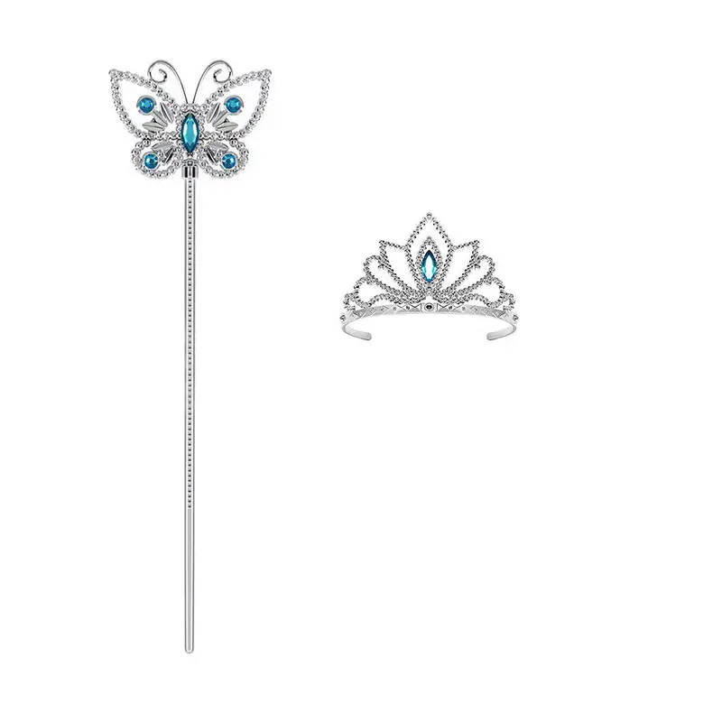 Children's Princess Crown Magic Bang Streamer Snowflake Stick - Image 20