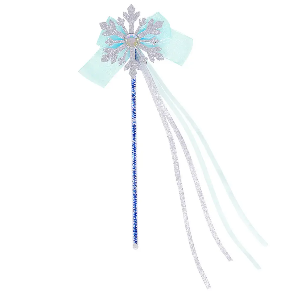 Children's Princess Crown Magic Bang Streamer Snowflake Stick - Image 22