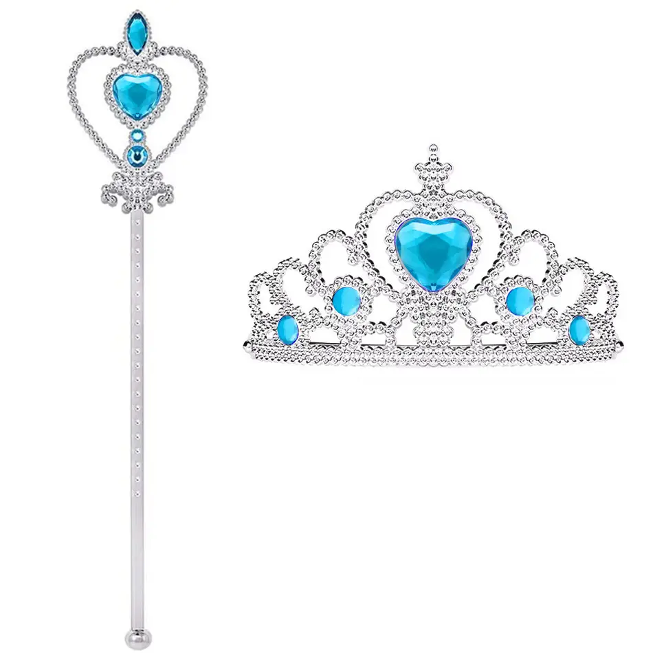 Children's Princess Crown Magic Bang Streamer Snowflake Stick - Image 3