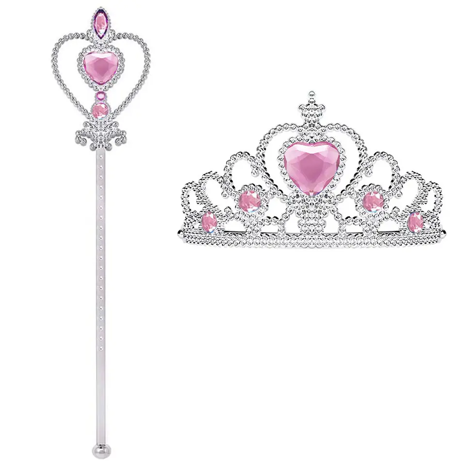Children's Princess Crown Magic Bang Streamer Snowflake Stick - Image 4