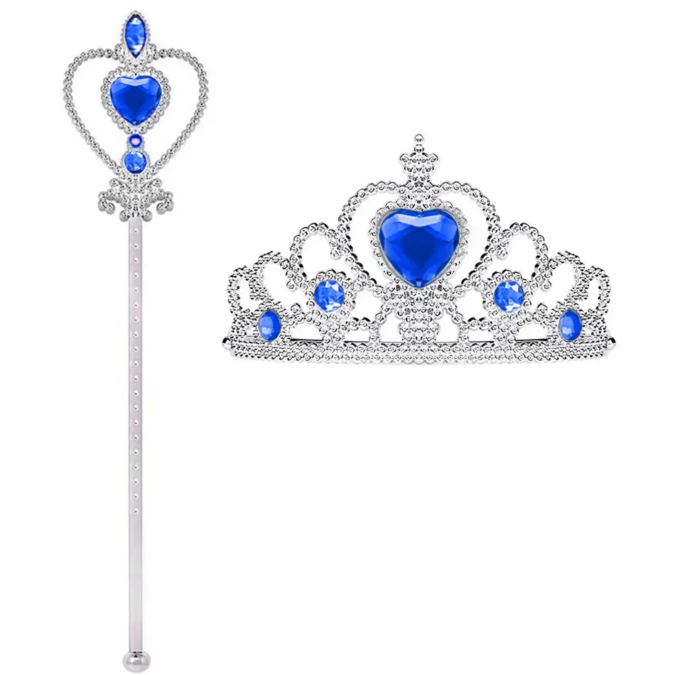 Children's Princess Crown Magic Bang Streamer Snowflake Stick - Image 6