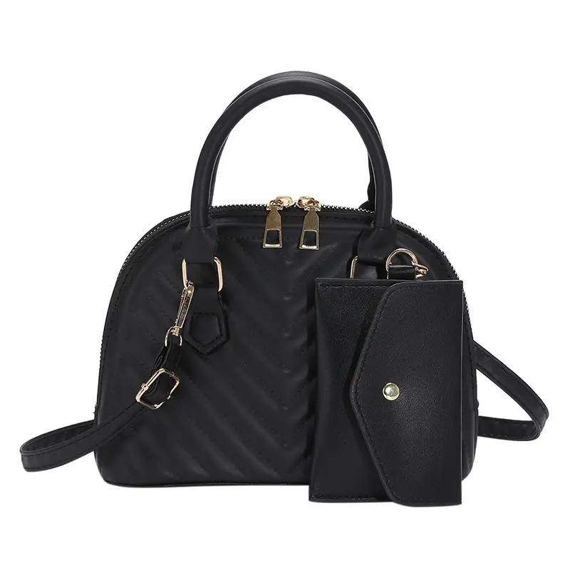 Black Quilted Shoulder Crossbody Bag for Women 2023 - Image 10