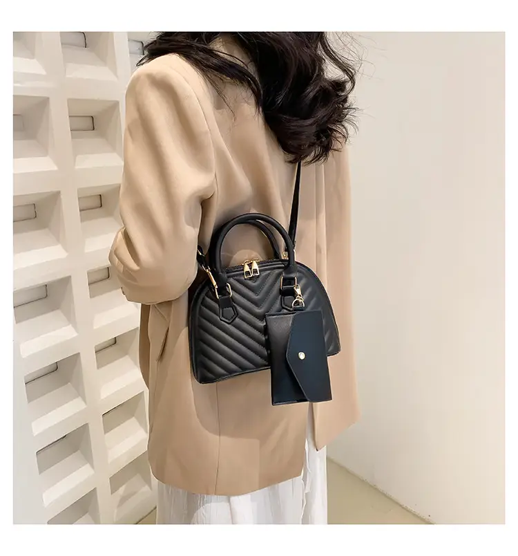 Black Quilted Shoulder Crossbody Bag for Women 2023 — feature 13