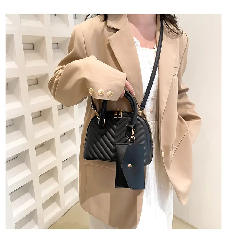 Black Quilted Shoulder Crossbody Bag for Women 2023 — feature 14