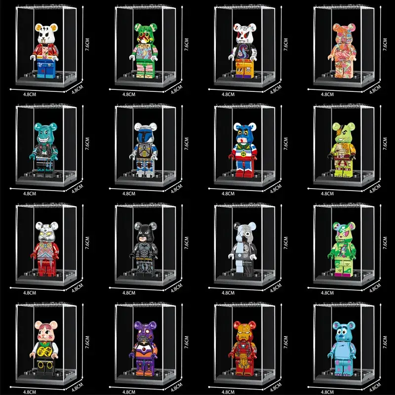 Transparent Building Blocks Dust Box 76cm High - Image 4