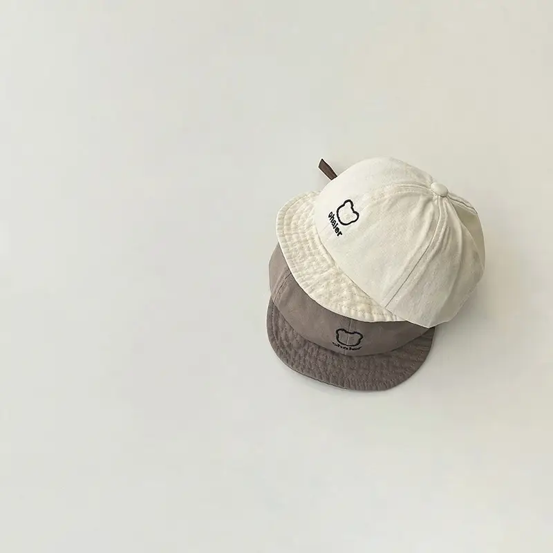Baby Sunscreen Cap with Strap for Autumn - Image 7