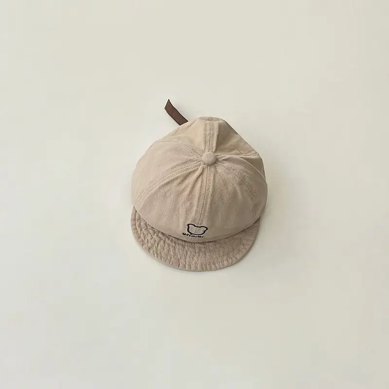 Baby Sunscreen Cap with Strap for Autumn - Image 4