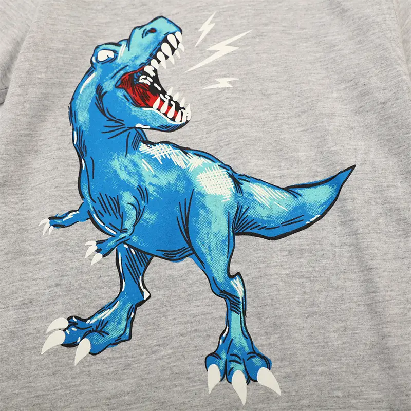Blue Dinosaur Print Boys T-Shirt 2026 - Image 5