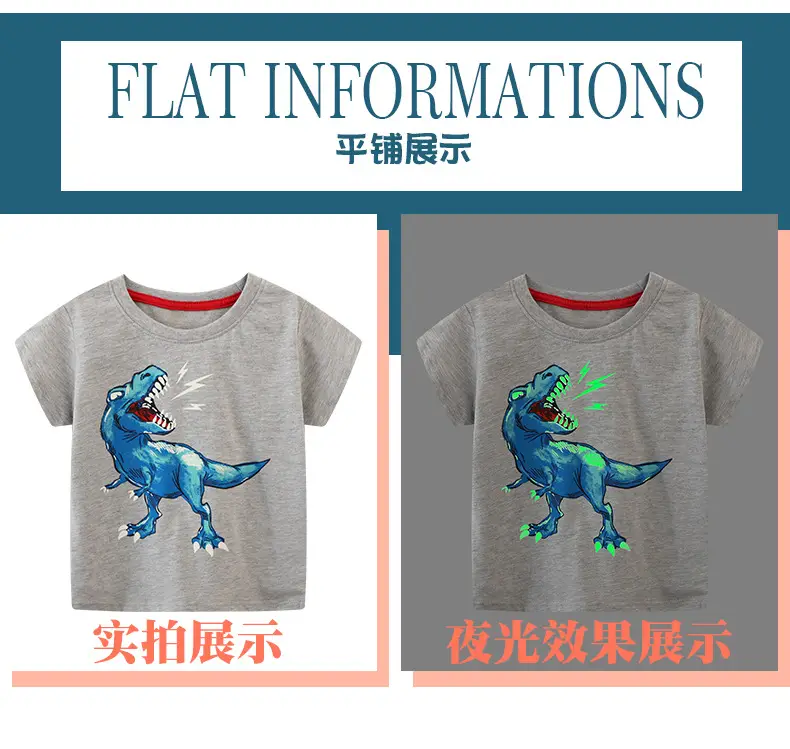Blue Dinosaur Print Boys T-Shirt 2026 — feature 4