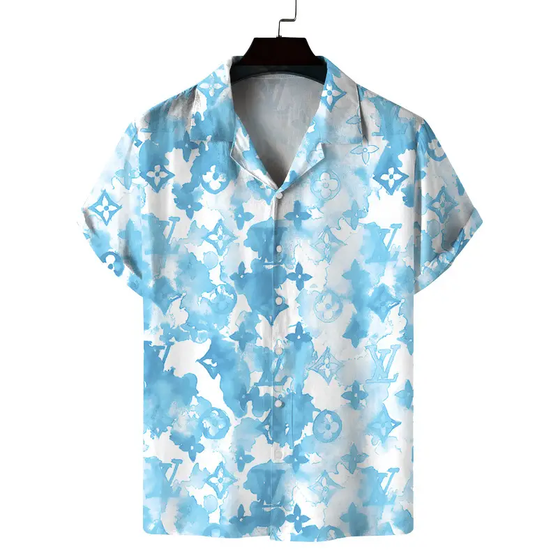 3D Printed Pink Leopard Lapel Shirt for Men - Image 11