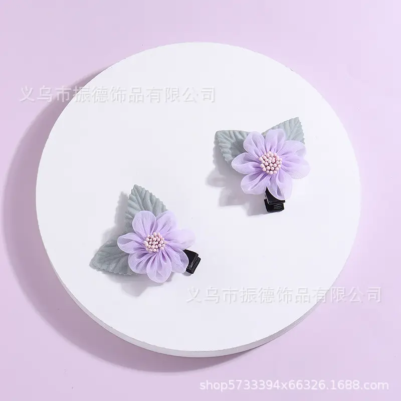 Cute Pom Pom Hair Clips for Girls Korean Style - Image 10
