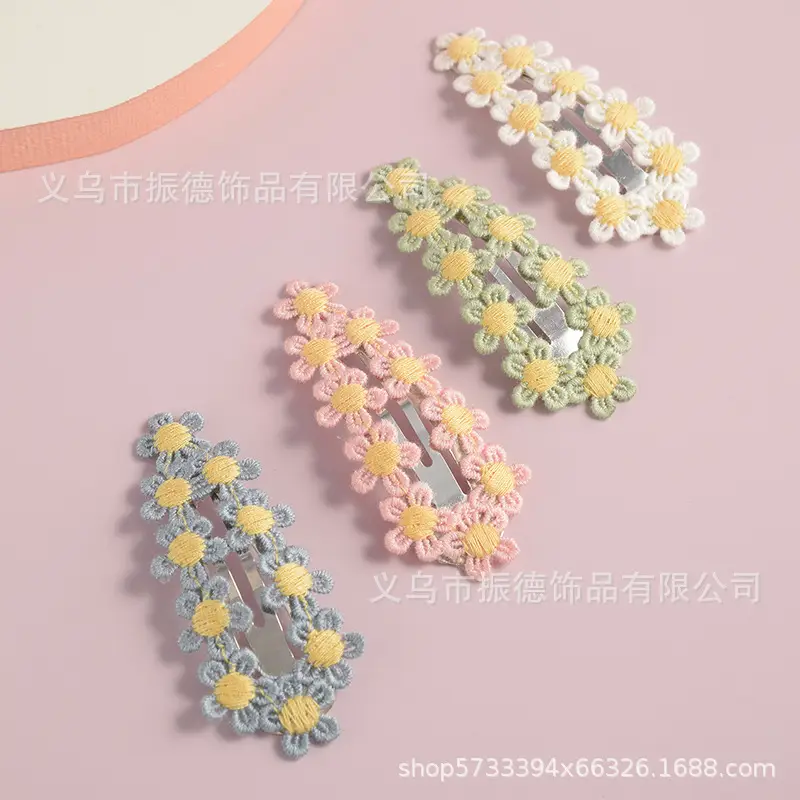 Cute Pom Pom Hair Clips for Girls Korean Style - Image 3