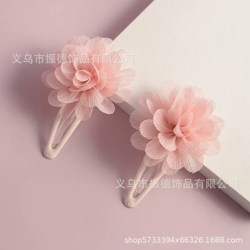 Cute Pom Pom Hair Clips for Girls Korean Style - Image 4
