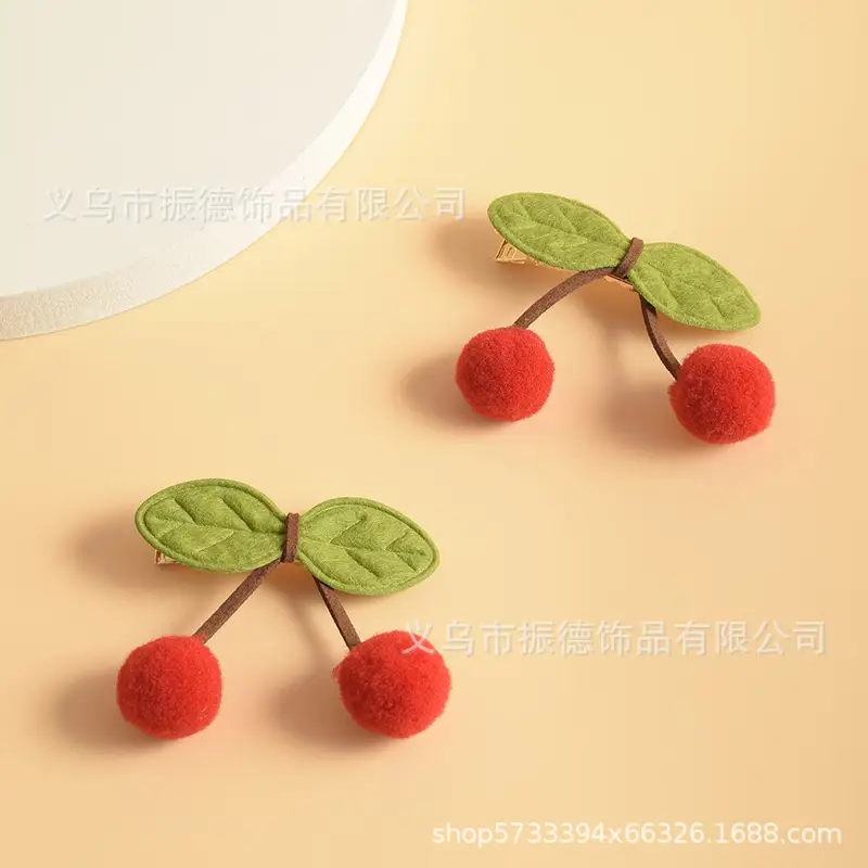 Cute Pom Pom Hair Clips for Girls Korean Style - Image 7