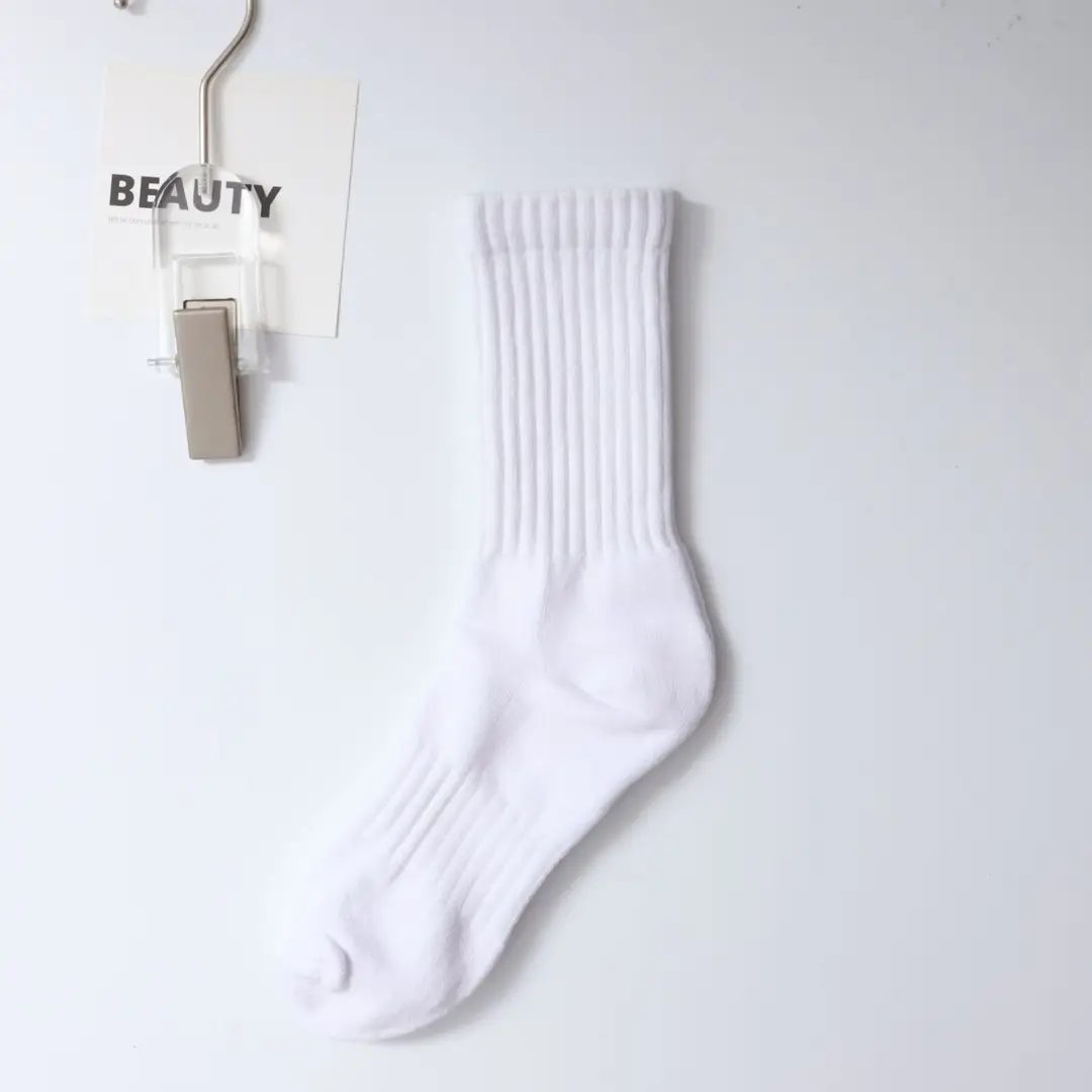 Black and Gray Socks for Men, Summer Thin Style, Xinjiang Cotton Short Socks, 7A Antibacterial Sports Mid-Calf Socks, Women's Socks Wholesale from Zhuji
