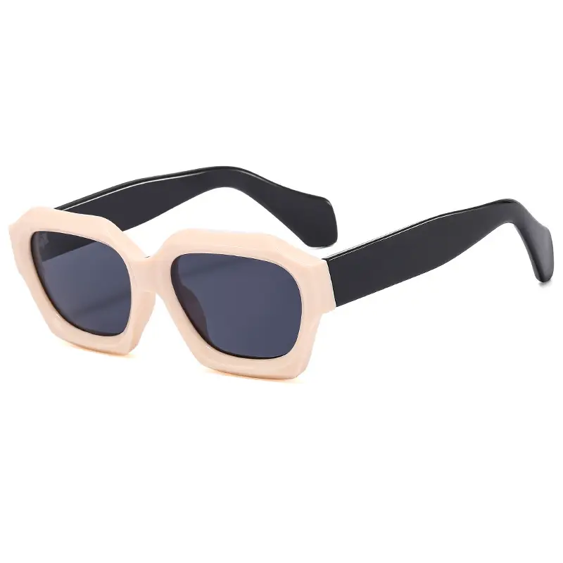 Black Regular Sunglasses 2023 European American Style