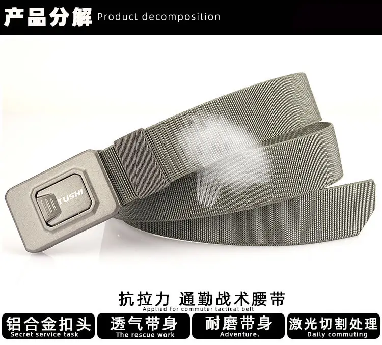 Tactical Aluminum Belt with Quick Release Closure β feature 11