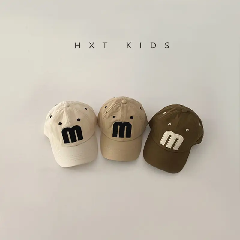 Kids M Cap Large Brown Sunshade Hat - Image 9