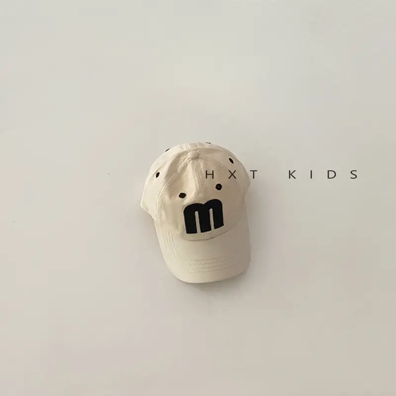 Kids M Cap Large Brown Sunshade Hat - Image 2