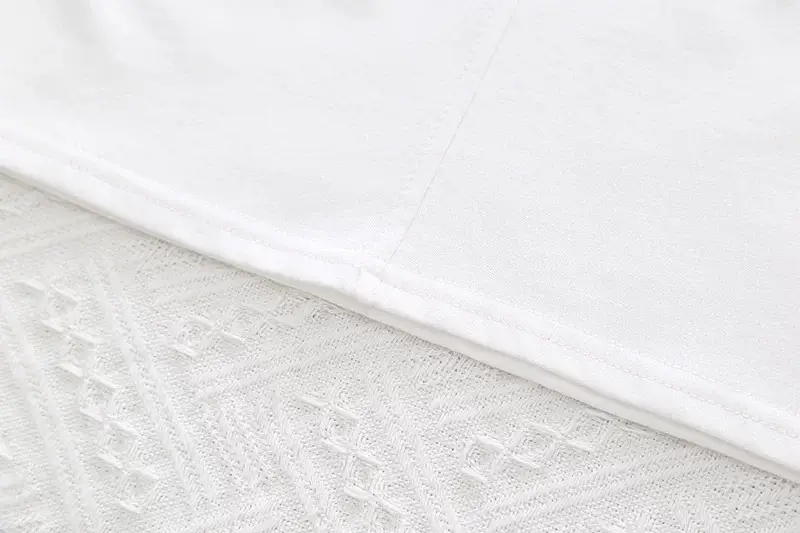 Boys T-Shirt White Round Neck Baby Base Layer — feature 9