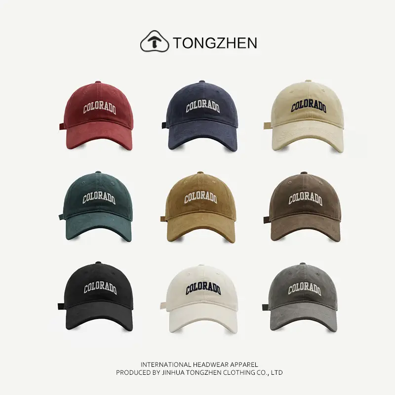 TongZhen Cotton Big Head Cap Women Multi Color - Image 10