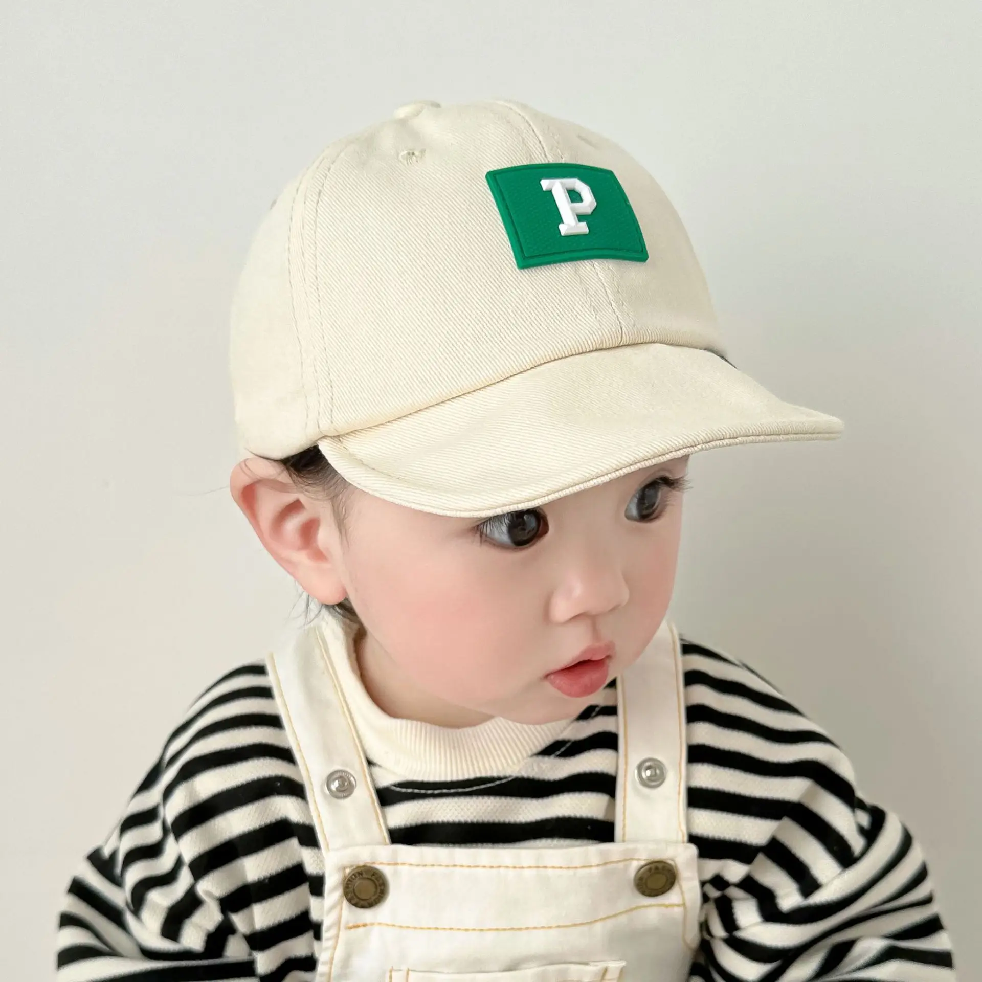 Kids Letter Sunscreen Cap with Colors - Image 3