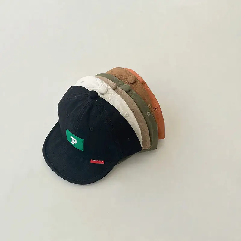 Kids Letter Sunscreen Cap with Colors - Image 4