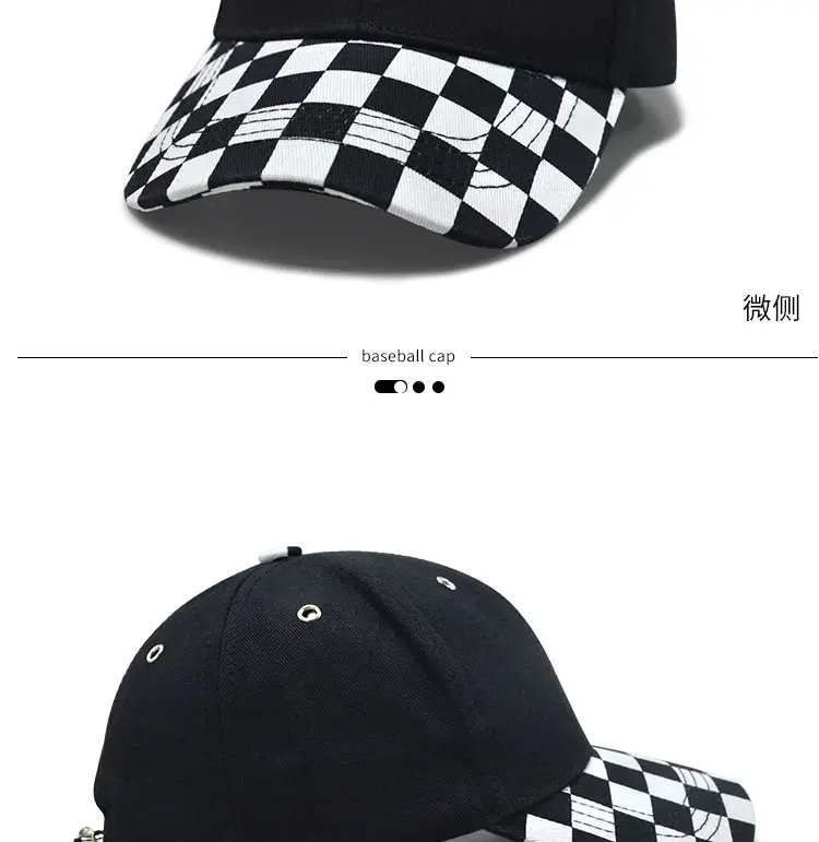 New CUHK Children's Green Checkered Cap Soft Fabric — feature 7
