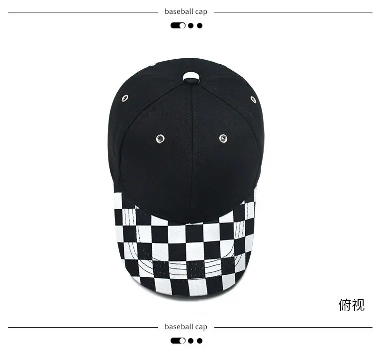 New CUHK Children's Green Checkered Cap Soft Fabric — feature 9