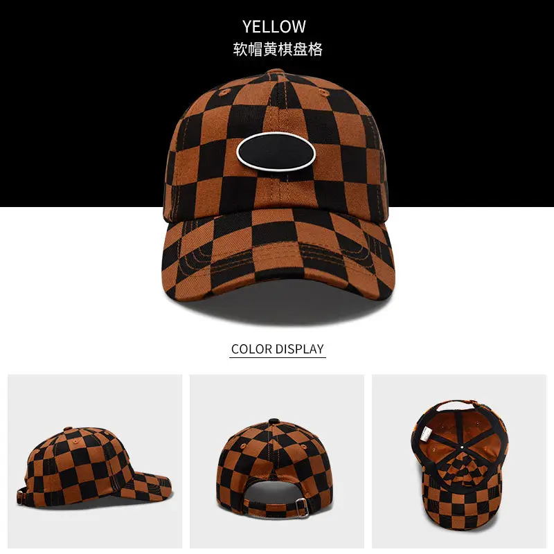 New CUHK Children's Green Checkered Cap Soft Fabric - Image 3