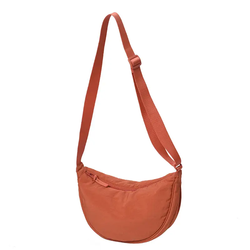 Women Shoulder Crossbody Bag Orange Nylon Casual 2023 - Image 13