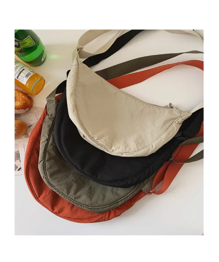 Women Shoulder Crossbody Bag Orange Nylon Casual 2023 — feature 16