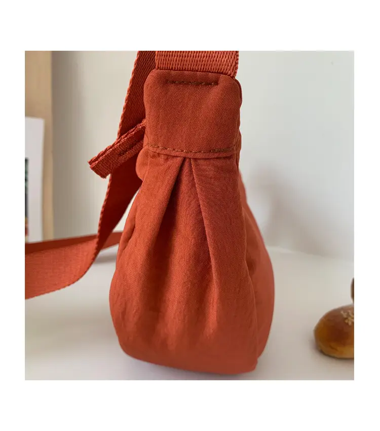 Women Shoulder Crossbody Bag Orange Nylon Casual 2023 — feature 17