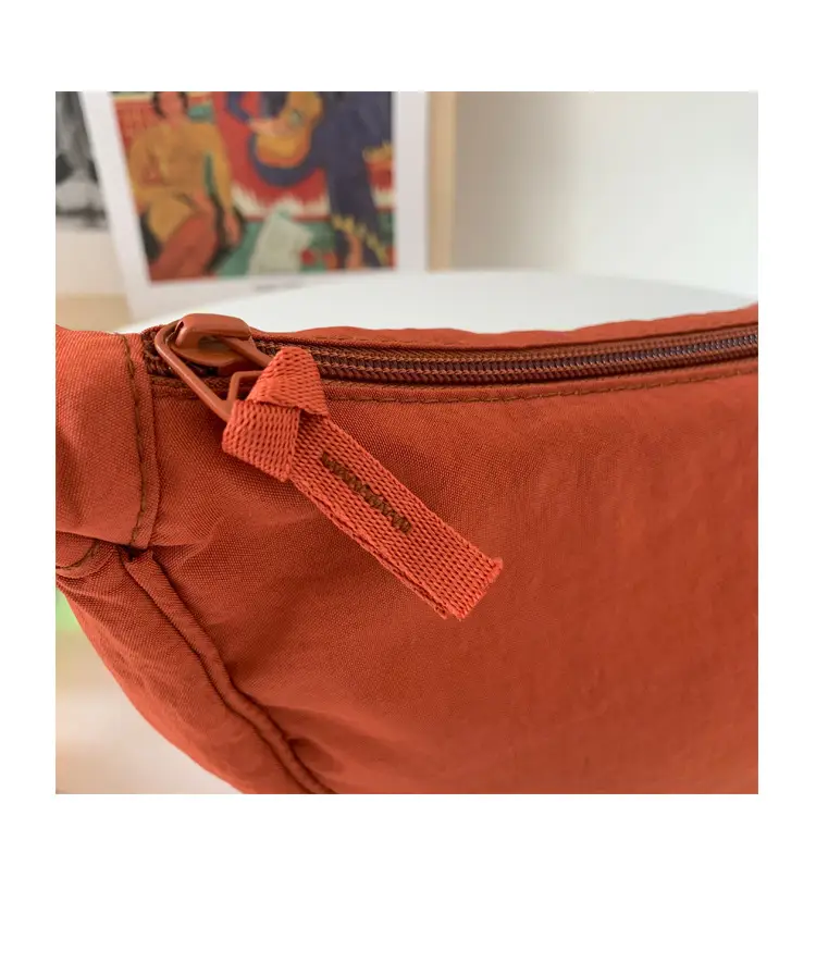 Women Shoulder Crossbody Bag Orange Nylon Casual 2023 — feature 18